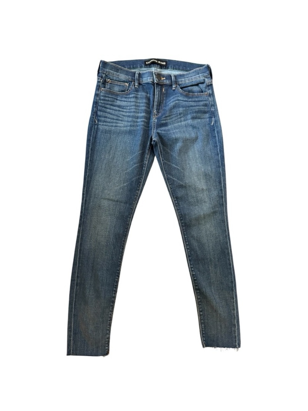 Express Women's Medium Blue Skinny Jeans - Picture 1 of 8